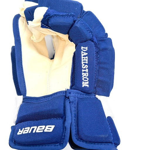 Bauer Vapor 2X Pro – Gant NHL Pro Stock – Carl Dahlstrom (Bleu/Blanc)